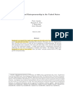 Azoulay Et Al 2022 Immigration and Entrepreneurship in The United States