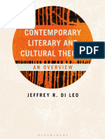 Jeffrey R. Di Leo - Contemporary Literary and Cultural Theory - An Overview-Bloomsbury Academic (2023)