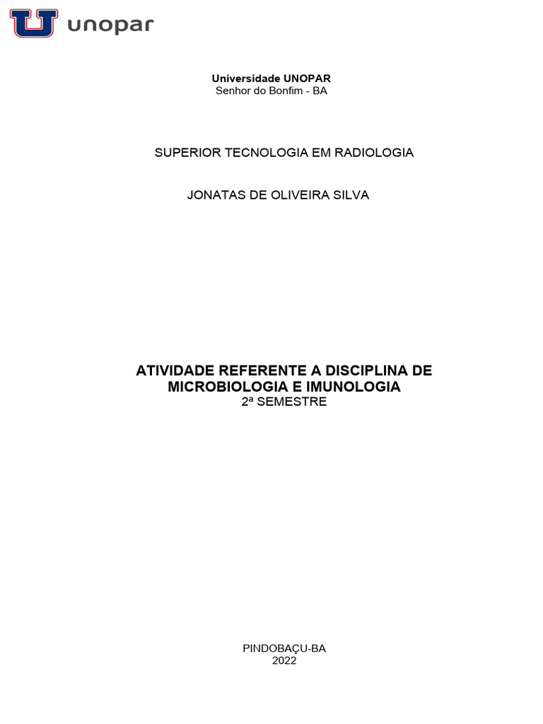 Portifolio microbiologia pdf sistema linf tico ba o