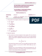 Práctica Dirigida 12. Criterios de Convergencia. Funciones Gamma y Beta