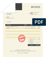 Service Invoice With Tax Calculations1