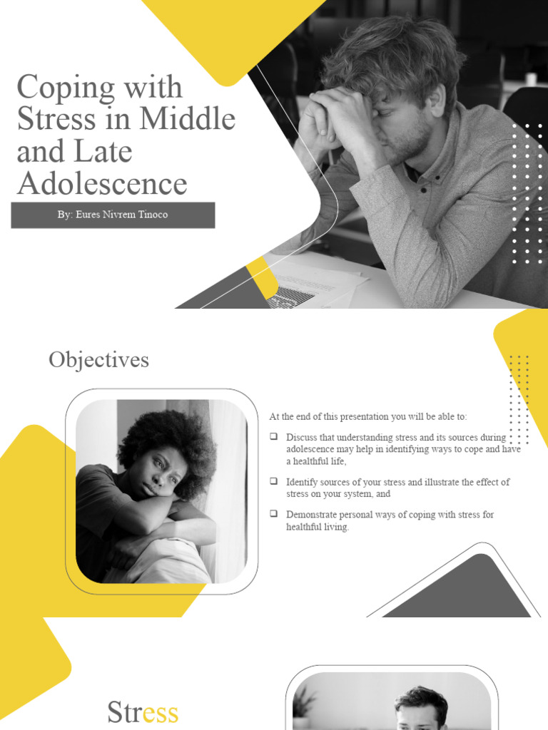 Coping with Adolescent Stress Strategies | PDF | Stress (Biology ...