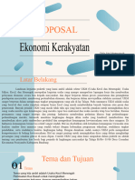 Proposal Ekonomi Kemasyarakatan