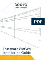 Trusscore Slatwall Installation Guide