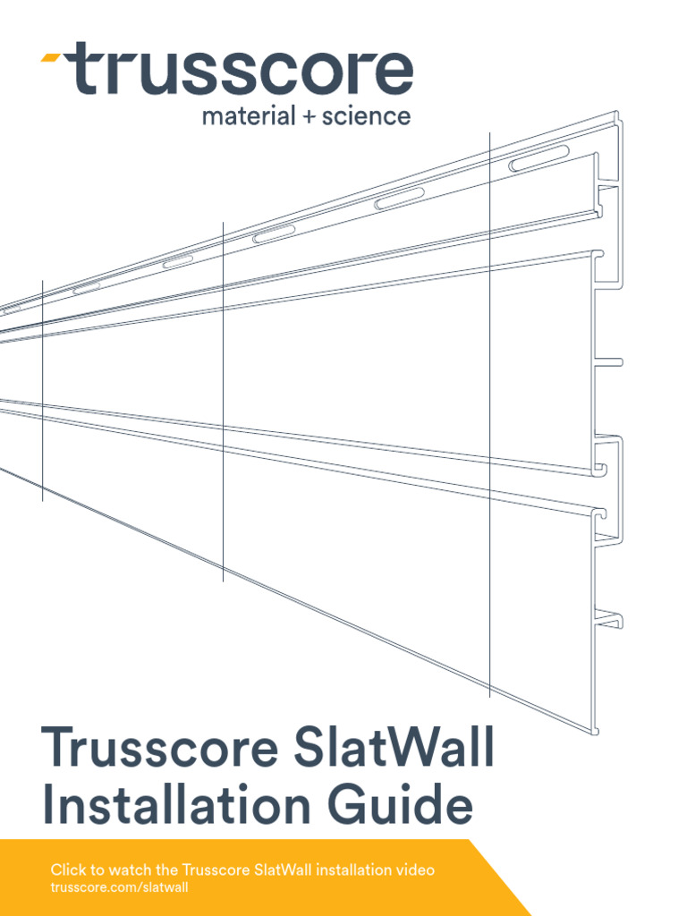 Trusscore Slatwall Installation Guide Download Free PDF Screw Drywall