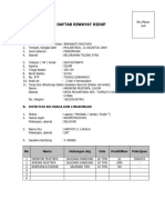 Daftar Riwayat Hidup