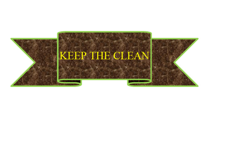 Essential Tips for Maintaining Cleanliness | PDF