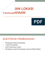 Pemilihan Lokasi Perusahaan