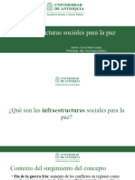 Infraestructuras Sociales para La Paz: Autora: Luisa María López Politóloga-Mg. Sociología Política