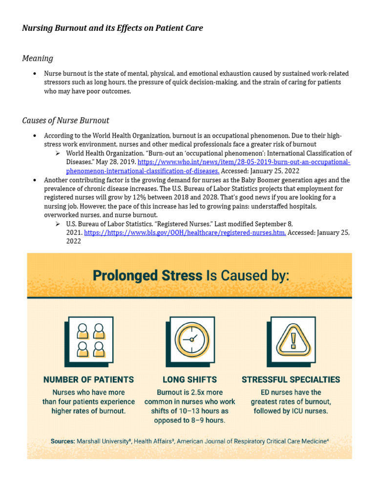 QUALITATIVE STUDY NURSING BURNOUT intelligence overview