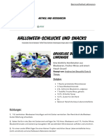 Halloween-Schlucke Und Snacks - Sprossen-Bauernmarkt