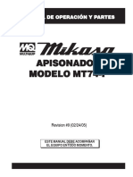 MT74F Spanish Rev 9 Manual