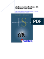 Introduction To Information Systems 6th Edition Rainer Test Bank