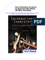 Introductory Chemistry An Active Learning Approach 6th Edition Cracolice Test Bank