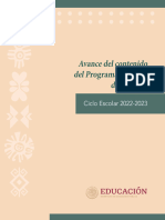 Avance Programa Sintetico Fase 2