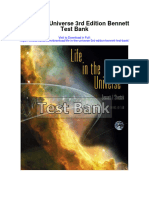 Life in The Universe 3rd Edition Bennett Test Bank