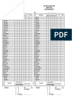 Kartu Tahfidz/Lembar Penilaian Surat-Surat Pendek