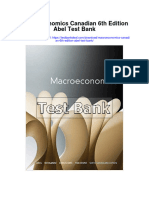 Macroeconomics Canadian 6th Edition Abel Test Bank