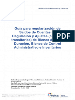 Guía para Regularización de Saldos de Cuentas de Regulación y Ajustes Cuentas Transitorias de BLD y BCA - 19 04 2022