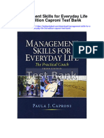 Management Skills For Everyday Life 3rd Edition Caproni Test Bank