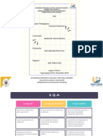 Gráfico Cuadro Comparativo Moderno Juvenil Azul y Rosa