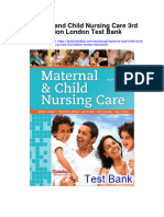 Maternal and Child Nursing Care 3rd Edition London Test Bank