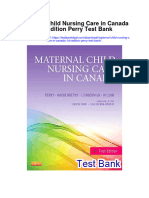 Maternal Child Nursing Care in Canada 1st Edition Perry Test Bank