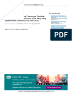 2021-Harish-Impact of Ball Burnishing Process On Residual Stress Distribution in Aluminium 2024 Alloy Using Experimental and Numerical Simulation