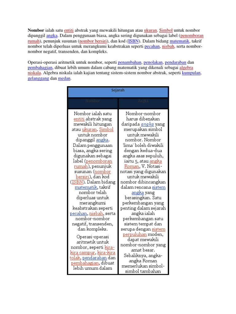 Nombor Pdf