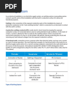 Earthing System