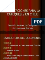 Orientaciones Para La Catequesis en Chile
