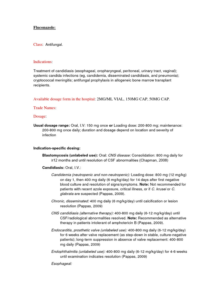 Fluconazole Obat Medis 21 PDF Candidiasis Urinary Tract Infection