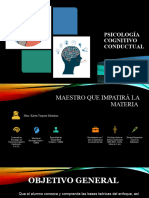 Presentación de La Materia Psicología Cognitivo Conductual