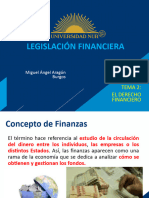 Tema 2. El Derecho Financiero