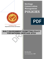 South African Heritage Resources Agency - Built Environment Permitting Policy For National Heritage Sites Draft - 2021