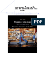 Microeconomics Theory With Applications 8th Edition Eaton Test Bank