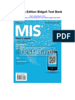 Mis 4 4th Edition Bidgoli Test Bank