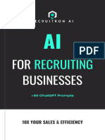 Ai For Recruiting Businesses 50 Prompts Recruitron Ai