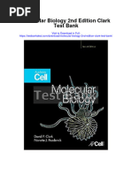 Molecular Biology 2nd Edition Clark Test Bank