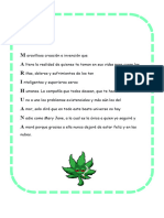 Acrostico de La Marihuana