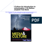 Media and Culture An Introduction To Mass Communication 11th Edition Campbell Test Bank