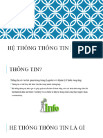 Tuần 4 - Hệ Thống Thông Tin