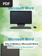 The Microsoft Word