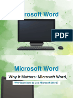 The Microsoft Word