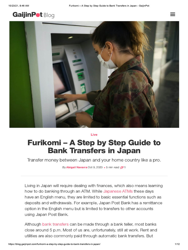 その他 Japanese gold 140,000 negotiable furikomi is ok Furikomi: Guide to Bank Transfers in Japan | PDF | Banks
