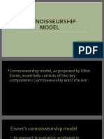 Connoisseurship Model 1