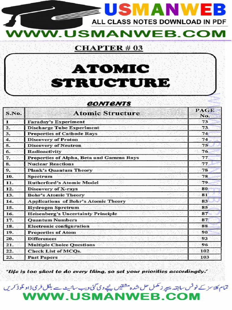 11th Chemistry CH 3 Notes | PDF