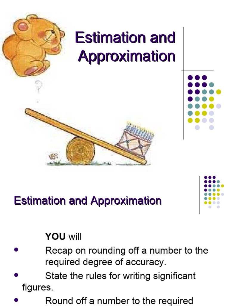 Estimation & Rounding Basics | PDF | Significant Figures | Numbers
