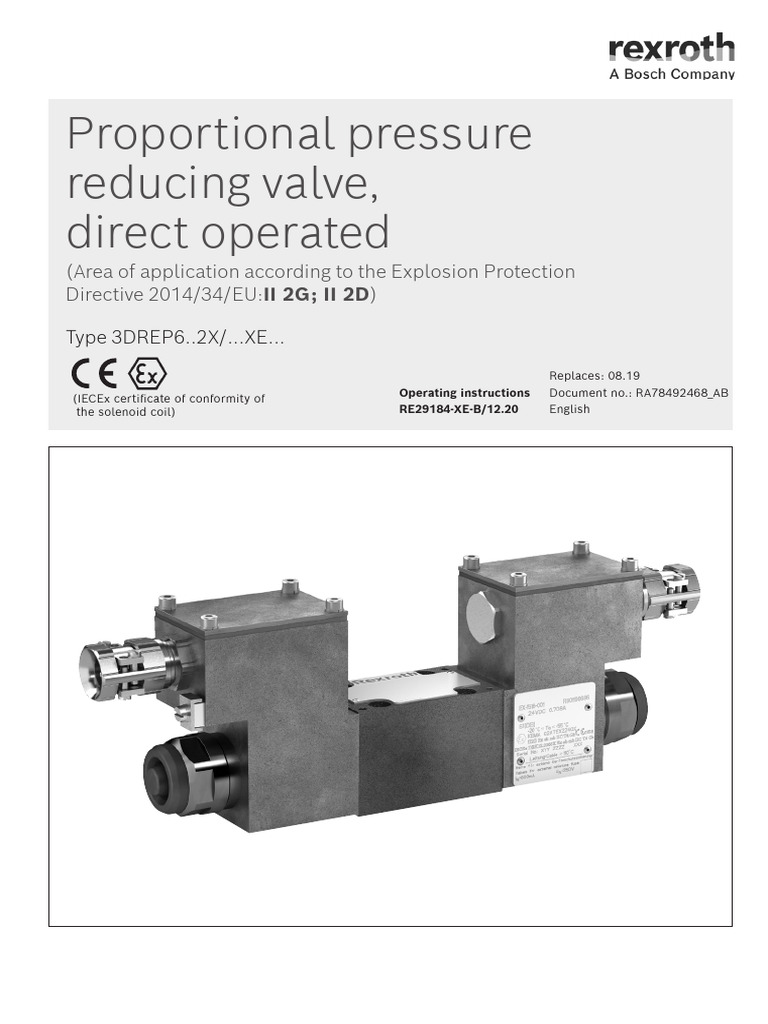 Proportional Pressure Reducing Valve Pdf