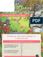 T e 2550963 Writing An Alternative Ending To A Traditional Tale Little Red Riding Hood Collection Powerpoint Ver 1